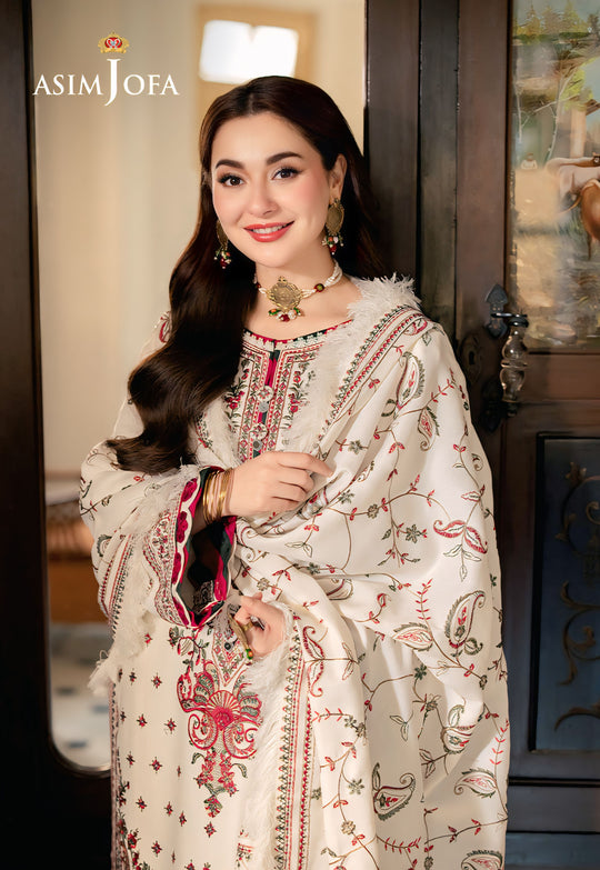 Asim Jofa  Premium Embroidered Lawn Unstitched 3 piece Suit | Summer Collection