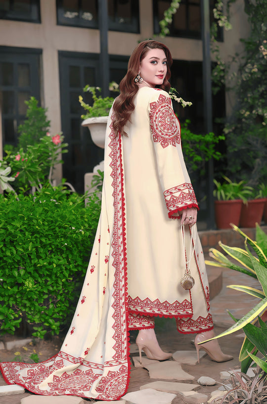 Aneelas Summer Collection – Premium Lawn Embroidered Unstitched 3 piece Suit