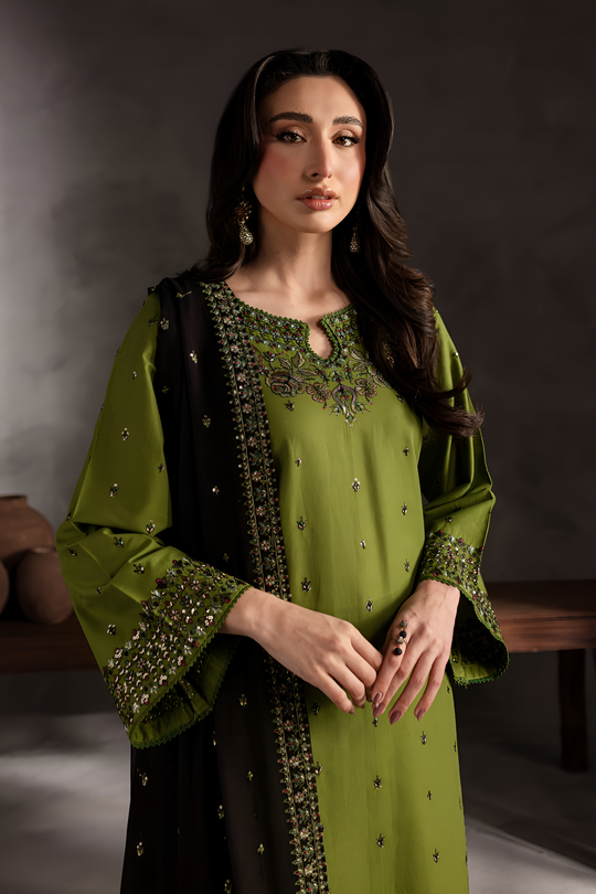 Elegant Summer Collection Premium Lawn Embroidered Unstitched 3 piece Suit