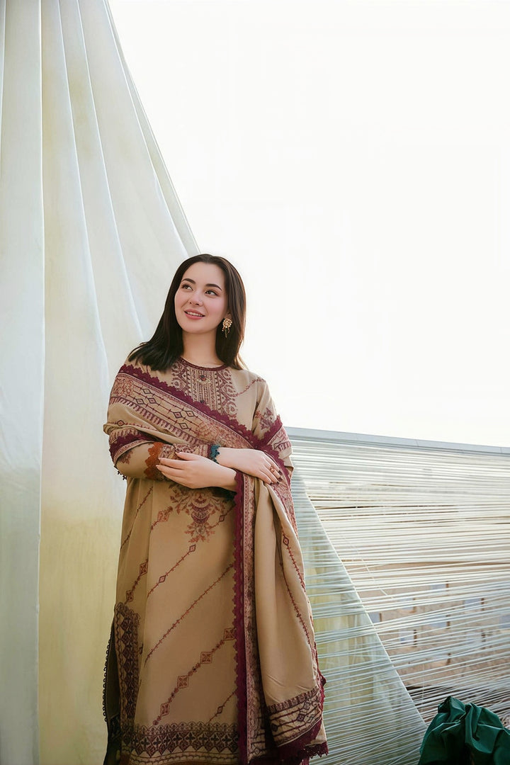 Florent Lawn Heavy Embroidered Unstitched 3 piece Suit | Best for Summer Season