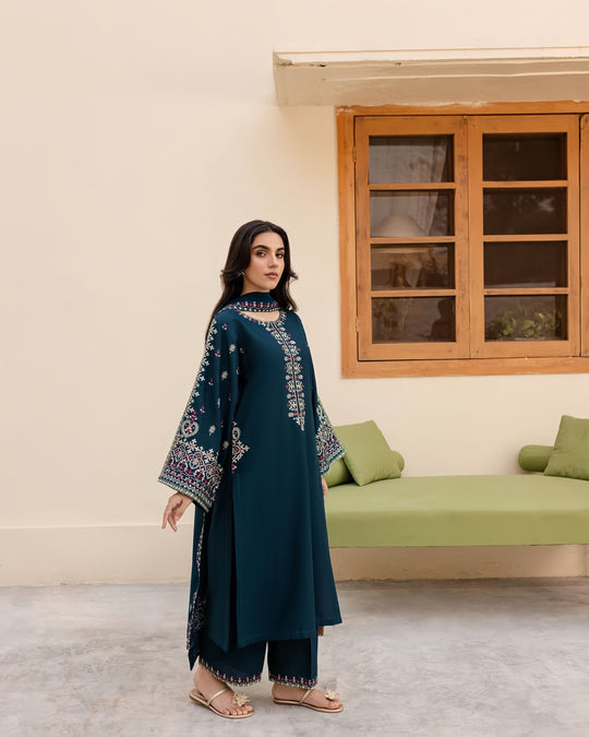 Batik  - 3 piece Premium Embroidered Lawn Unstitched suit | Summer Collection