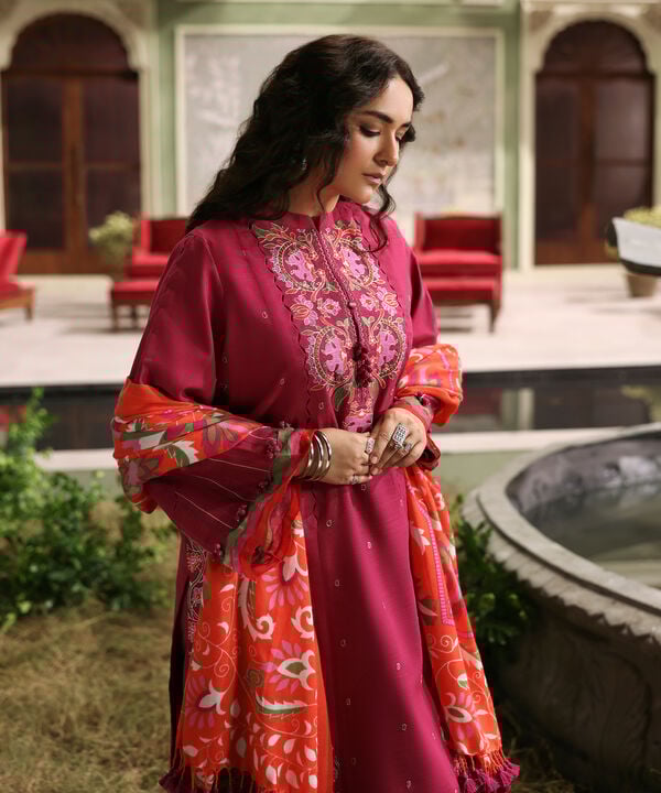 SAPPHIRE - 3 piece Lawn unstitched embroidered suit | Summer Casual Collection