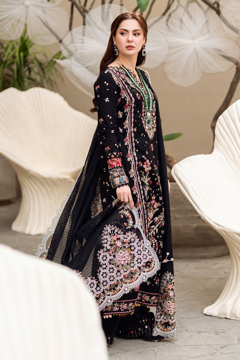 Qalamqar - 3 Piece premium embroidered Lawn unstitched Suit | Summer Collection